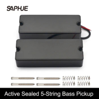 Active Bass Pickup Soapbar 5-String Bass Pickup Double Coil Humbucker Pickup Ceramic Magnet Active Pickup Guitar Parts Set