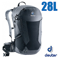 德國 Deuter Futura 28L 輕量網架式透氣背包(附防水背包套)_黑