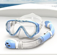 免運 COPOZZ兒童浮潛三寶潛水面鏡呼吸管套裝全幹式游泳面罩裝備6-14歲 快速出貨 交換禮物全館免運