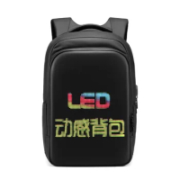 LED Display backpack Business Men travel 15.6 inch Laptop Backpack DIY Smart backpack school Backpack woman multimedia backpack