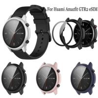 Anti-fall Protective Case + Tempered Glass Screen Protectors For Huami Amazfit GTR2 eSIM sport new Shell for Amazfit gtr 2 eSIM