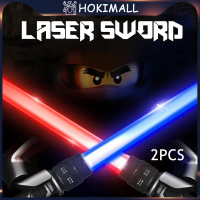 2Pcs/Set Pedang StarWars Skalabel Mainan Lightsaber dengan Suara, Cocok untuk Anak-anak Cosplay