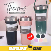 550ml/710ml Thermos Tumbler 304 Stainless Steel Vacuum Insulated Travel Coffee Tea Mug Thermal Cup B