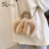 Rosella Studio cod tas selempang tas bulu wanita shoulder bag cute sling bag korea pretty bag gratis