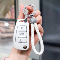 เคสปกป้องตัวเต็มแบบ TPU สำหรับพวงกุญแจรถแบบพลิก 1 ชิ้น ใช้ได้กับ Audi A1, A3, A4, A5, A6, A7, S3, S7