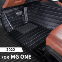 Custom Carbon Fibre style Floor Mats For Morris Garages MG ONE 2022 Foot Carpet Cover Automobile Interior Accessories