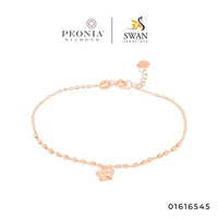 Gelang Bracelet Emas 18K Italy BE1616545 - Peonia by Swan Jewellery Rosegold
