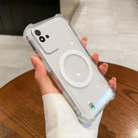 Ốp Nam Châm, Cho Realme Narzo 50i, Chống Sốc Bốn Góc, Chức Năng Hút Từ Tính, Ốp Mềm Điện Thoại, Chốn