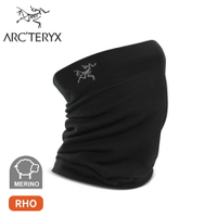 【ARC'TERYX 始祖鳥 Rho 輕量羊毛圍脖《黑》】X000005820/口罩/頭帶/頭巾/帽子/圍巾/美麗諾羊毛