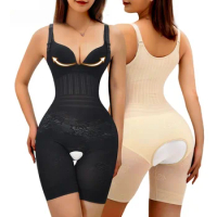 Women Bodysuit Full Body Shaper Large Plus Size Intimate Slimming 4XL Girdle Sauna Suits For Weight Loss Opening Crotch