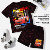 setelan anak anak MCQUEEN n(unisex) lengan pendek umur 1-13 tahun babyterry
