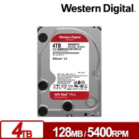 WD WD40EFZX 紅標Plus 4TB 3.5吋 NAS專用硬碟