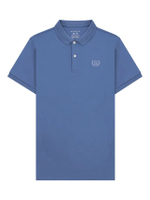 เสื้อโปโลผู้ชาย  Liquid Touch สีฟ้า Coronet Blue