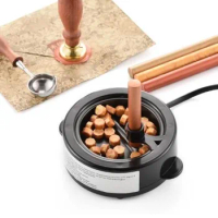 Mini glue Pot Fire Wax Warmer Melts Electric Heater Wax bar Sticks Beads Melting seal Glue Furnace Tool Stove For Wax Seal Stamp
