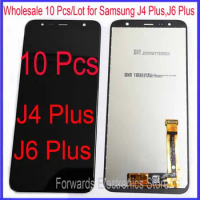 Wholesale 10 Pieces/Lot for samsung J4 Plus J415 LCD Screen Display with Touch Digitizer Assembly J6 Plus J610 J615
