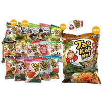 Snack Rumput Laut Tao Kae Noi Seaweed Original, Hot Spicy, Tomato, Seafoods, Tom Yum Goong, Japanese