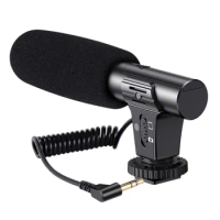 KATTO Updated 3.5mm Video Interview Mic for Mobile Phone/SLR Camera