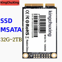 Kingchuxing SSD mSATA Internal Solid State Drive 128GB 256GB 512GB mSATA SSD High Performance Hard Drive for Desktop Laptop