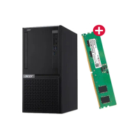【Acer 宏碁】+8G記憶體組★i5六核電腦(VH3760T/i5-12400/8G/1TB SSD/W11)