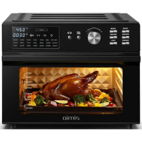 OIMIS Air Fryer Toaster Oven,32QT Oven 21-in-1 Extra Large Countertop Convection Rotisserie Oven Patented Dual Air Duct System