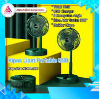 Kipas Angin Lipat Portable SQRS Rechargeable / Kipas Lipat Portable Meja Lipat Portable USB 180 {Aqi