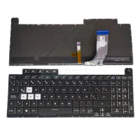 UI Latin Keyboard RGB Backlight for ASUS ROG Strix G731 G731G G731GW G731GV G731GU G731GT G17 Keyboards Colorful Light 661LSF00
