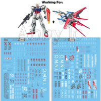 for PG 1/60 GAT-X105 Strike FX-550 Skygrasper Aile Striker D.L Model Master pre-cut Water Slide Decal Sticker P01