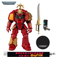 {保固一年 可打統編}現貨 McFarlane 麥克法蘭 戰錘40K 圣血戰士連長金標限定人偶模型