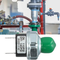 Air Compressor Pressure Switch 70-100/90-120PSI Aluminum Alloy Compressor Pressure Switch Control 1/4\\\'\\\' NPT Connector