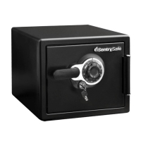 【Sentry Safe】機械密碼鎖金庫 SFW082DTB 小型 防水防火(不含組裝 金庫 保險箱 保險櫃)