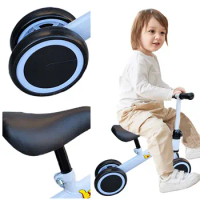 Baby Balance Bike for 1 Year Old No Pedal 4 Silence Wheels and Soft Seat Pre-School First Riding Toys Toddler Balance Bike