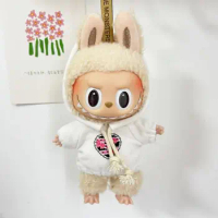 Doll Clothes Set Suitable for 17cm Labubu Dolls Doll Cosplay Cloth Handmade Clothes For Baby Clothes Filled Doll Accessories