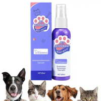 Pet Oral Care Spray 60ml Pet Tooth Whitening Remove Bad Breath Keep Fresh Breath Pet Teeth Cleaning Spray For Cats and Dogs