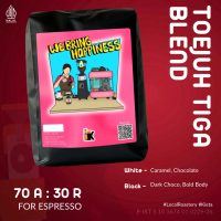 Biji Kopi Bintang Toejuh Tiga Espresso Blend 70/30 2kg