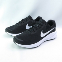NIKE FB8501002 男慢跑鞋 Revolution 7 Wide 寬楦 黑/白 大尺碼【iSport愛運動】
