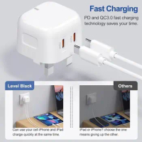 Accessories Type-C Plug Quick Charger Charger Head Charger Adapter Fast Charging For iPhone 13 12 PRO MAX 11 XS Samsung