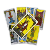 The Yellow Box Rider Tarot Cards Divination Deck English Versions Edition Oracle Board Playing Game For Party