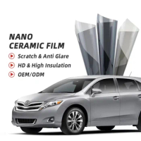 50cmX3m Nano Ceramic IR80% UV99% Anti-glare UV Protection High Heat Insulation Solar Car Auto Window Tint Film Windows Sticker