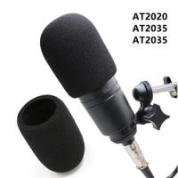 For Audio Technica AT2020 Foam Mic Windscreen,Microphone Cover Pop Filter for Audio Technica ATR2500 AT2035 and Other Large Mic