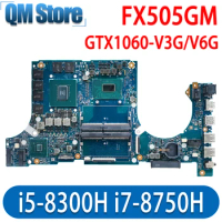 QM FX505GM Mainboard For ASUS FX505GD FX505G FX705GM FX705G Laptop Motherboard with i5-8300H i7-8750H CPU GTX1060-V3G/V6G