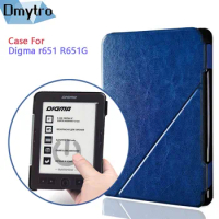 For Digma r651 eReader Case, Flip Book New Cover For Digma R651G Ebook Tablet Leather Case