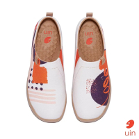 uin 西班牙原創設計 女鞋 帆布鞋 懶人鞋 靈感塗鴉彩繪休閒鞋W1010616