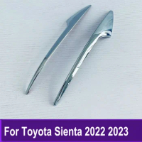 For Toyota Sienta 2022 2023 Side Door Mirror Trim Rearview Mirrors Molding Strip Accessories