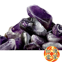 紅運當家 天然開運紫水晶碎石(淨重1000公克．大顆粒)