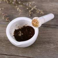 Household Ceramic Mortar and Pestle Set Grinding Bowls for Kitchen Spices Teas Garlic Pepper Grinder Mini Herb Mills 4 size