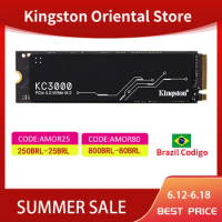Kingston KC3000 PCIe 4.0 NVMe M.2 ssd m2 512gb 1tb 2tb 4TB hard Drive Internal Hard Disk For Laptop Desktop MSI UP TO 7000mb/s