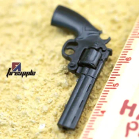 1/6 Scale Cole Python 357 Revolver Black 4D Assembled Plastic Gun Model Fit 12 inch Action Figure Soldier Weapon Accessory Scene