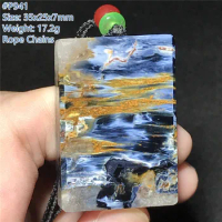 Natural Pietersite Stone Pendant Jewelry For Women Lady Men Silver Crystal Healing Luck Gift Beads Namibia Energy Gemstone AAAAA