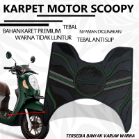 Karpet Motor Scoopy Untuk Tahun Pembuatan 2013 sd 2023 Bahan Karet Tebal Anti Slip Tidak Luntur Dan 