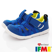 ★IFME日本健康機能童鞋-透氣休閒鞋水涼鞋IF30-011711藍(中小童段)